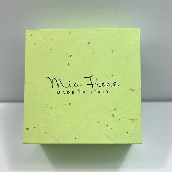 MÍA FIORE 💯FLAT HOOPE EARRINGS, GOLD COLOR, STERLING SILVER, 18KT GOLD PLATED - Picture 12 of 16